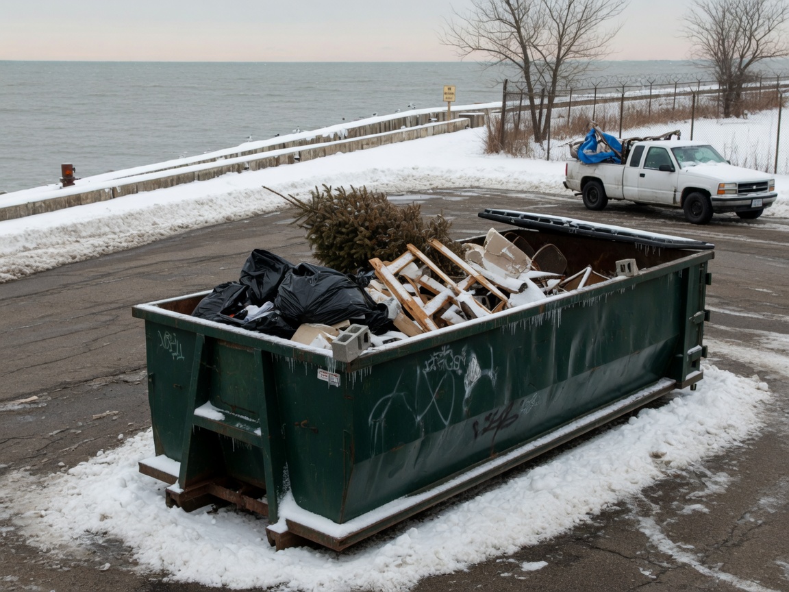 Winter Dumpster Use Around Lake Erie
